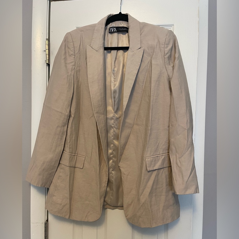 Cream Zara Blazer